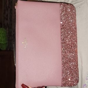 Kate Spade Greta large Glitter Clutch Bag